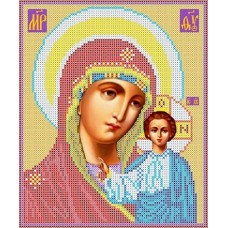 Богородица Казанская Рисунок на ткани 19х23 Каролинка ТКБИ 4023 19х23 Каролинка ТКБИ 4023