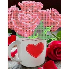 Набор Розы для любимой бисер 19х26,5 Каролинка КБЦН(Ч) 4017 19х26,5 Каролинка КБЦН(Ч) 4017