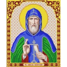 И-4173 Святой Павел Обнорский ткань с нанесенным рисунком