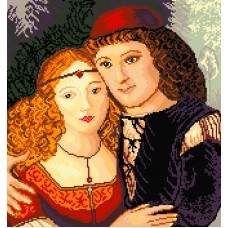 Любовь Ромео и Джульеты Рисунок на канве 41/41 41х41 (30х32) Матренин Посад 1836