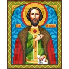 Святой Роман Рисунок на ткани 13х15,5 Каролинка ТКБИ 5005
