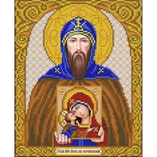 Святой Игорь ткань с нанесенным рисунком