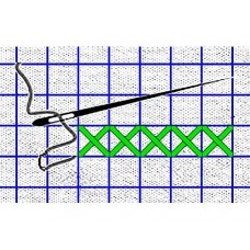 Рисунок-схема на водорастворимом флизелине 14,8х21 Каролинка КФО-5003