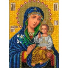 Набор Богородица Неувядаемый цвет 19х26 Вышиваем бисером L-145 19х26 Вышиваем бисером L-145