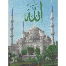 Голубая мечеть Рисунок на ткани 27,7х34 Каролинка ТКБП 3029 27,7х34 Каролинка ТКБП 3029