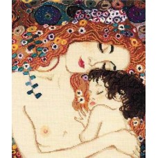 Набор Материнская любовь. по мотивам картины Г.Климт 30х35 Риолис 916 30х35 Риолис 916