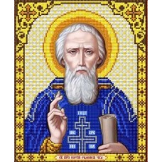 Святой Сергий Радонежский ткань с нанесенным рисунком