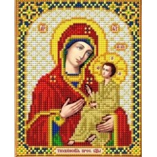 Богородица Тихвинская ткань с нанесенным рисунком