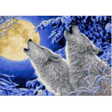 Лунная соната Рисунок на канве 23х30 Каролинка КК 045