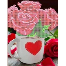 Розы для любимой Рисунок на ткани 19х26,5 Каролинка ТКБЦ 4017 19х26,5 Каролинка ТКБЦ 4017