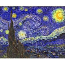 Звездная ночь Набор для выкладывания стразами 50х40 Алмазная живопись АЖ-1528