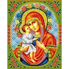 Богородица Жировицкая Рисунок на ткани 28х35 Каролинка ТКБИ 3005 28х35 Каролинка ТКБИ 3005