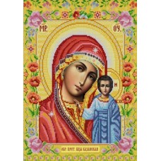 Богородица Казанская (рис. на сатене 29х39) 29х39 Конек 9261 29х39 Конек 9261