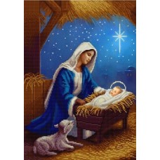 Рождество Христово Рисунок на ткани 29х39 Конек 1412