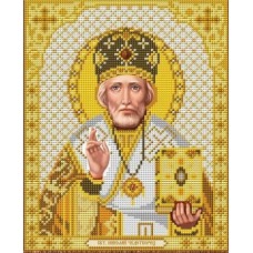 И-4052 Святой Николай Чудотворец ткань с нанесенным рисунком