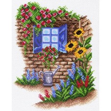 Окно в сад Рисунок на канве 28/37 28х37 (18х26) Матренин Посад 1481-1