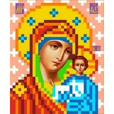 Богородица Казанская Рисунок на ткани 7х8,5 Каролинка ТКБИ 6023 7х8,5 Каролинка ТКБИ 6023