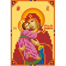 Богородица Владимирская Рисунок на ткани 7,9х11,6 Каролинка ТКБИ 6016 7,9х11,6 Каролинка ТКБИ 6016