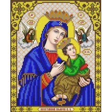 И-4037 Богородица Неустанной помощи ткань с нанесенным рисунком