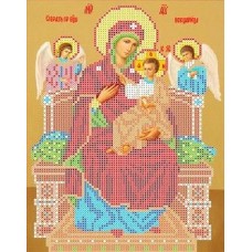 Богородица Всецарица Рисунок на ткани 18х25 Каролинка ТКБИ 4087 18х25 Каролинка ТКБИ 4087