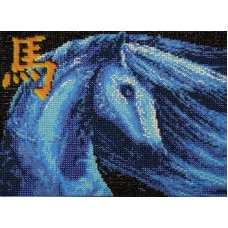 Набор Синяя Лошадь 18,7х27 Вышиваем бисером В-77 18,7х27 Вышиваем бисером В-77