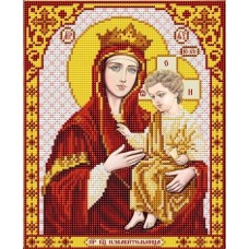 И-4059 Богородица Избавительница ткань с нанесенным рисунком