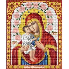 И-4043 Божья Матреь Жировицкая ткань с нанесенным рисунком