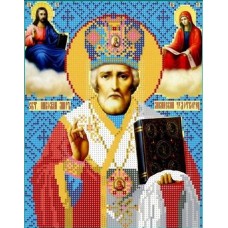 Святой Николай Чудотворец Рисунок на ткани 19,5х25 Каролинка ТКБИ 4005