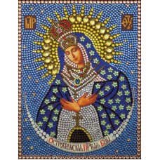 Богородица Остробрамская набор для выкладывания стразами 28х22 Преобрана 64 28х22 Преобрана 64