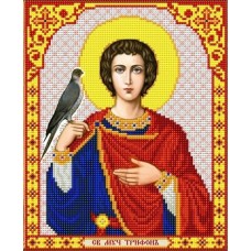 Святой Мученик Трифон ткань с нанесенным рисунком