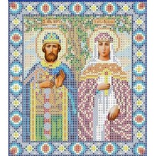 Святые Петр и Феврония Рисунок на ткани 17,5х20 Каролинка ТКБИ 4030