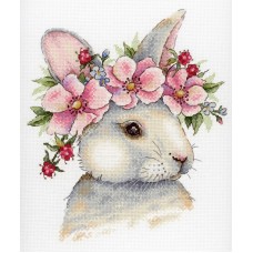 Набор Кролик в цветах 24х20 МП-Студия НВ-785