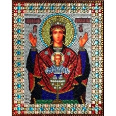 Богородица Неупиваемая чаша набор для выкладывания стразами 28х35 Преобрана 20