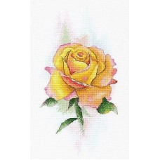Набор Желтая роза 27х14 МП-Студия А-049