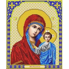 И-4002 Богородица Казанская ткань с нанесенным рисунком