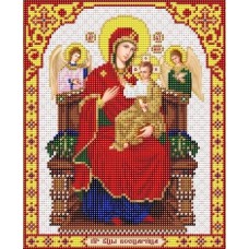 И-4061 Богородица Всецарица ткань с нанесенным рисунком