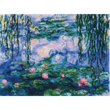 Набор «Водяные лилии» по мотивам картины К. Моне 40х30 Риолис 2034