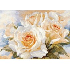 Набор Белые розы 40х27 Алиса фев.32