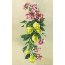 Лимоны ткань с нанесенным рисунком