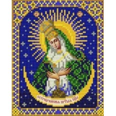 И-5008 Богородица Остробрамкая ткань с нанесенным рисунком