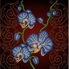 Орхидея голубая Рисунок на ткани 30х30 30х30 Божья коровка 31 30х30 Божья коровка 31