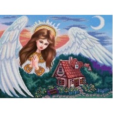 Ангел дома Рисунок на ткани 29х39 Конек 1446