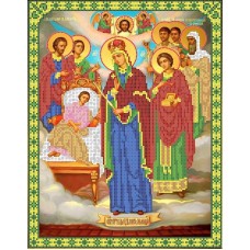 Богородица Целительница Рисунок на ткани 26,5х34,5 Каролинка ТКБИ 3068 26,5х34,5 Каролинка ТКБИ 3068