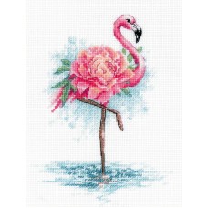 Набор Цветущий фламинго 18х24 Риолис 2117