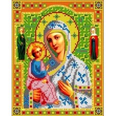 Богородица Иерусалимская Рисунок на ткани 18,5х24 Каролинка ТКБИ 4076/б 18,5х24 Каролинка ТКБИ 4076/б