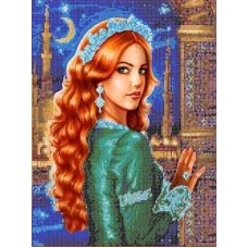 Султанша Хюррем Рисунок на ткани 27х35 Каролинка ТКБЛ 3006