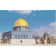 Мечеть Купол Скалы Рисунок на ткани 20,5х35,8 Каролинка ТКБП 3002 20,5х35,8 Каролинка ТКБП 3002
