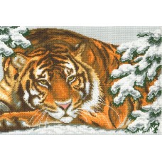 Амурский тигр Набор для вышивания крестом 37х49 (27х39) Матренин Посад 0356/Н