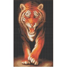 Набор Хищники. Тигр счетный крест 27,2х42,6 Каролинка КТКН 142