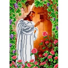 Иисус стучащий в дверь Рисунок на ткани 37х27 Каролинка ТКБИ 3058 37х27 Каролинка ТКБИ 3058
